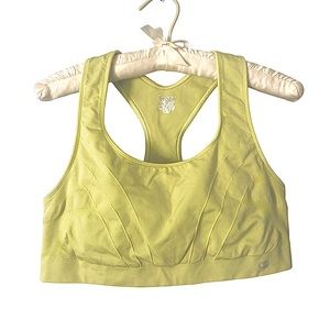 Champion Sports Bra Neon Yellow